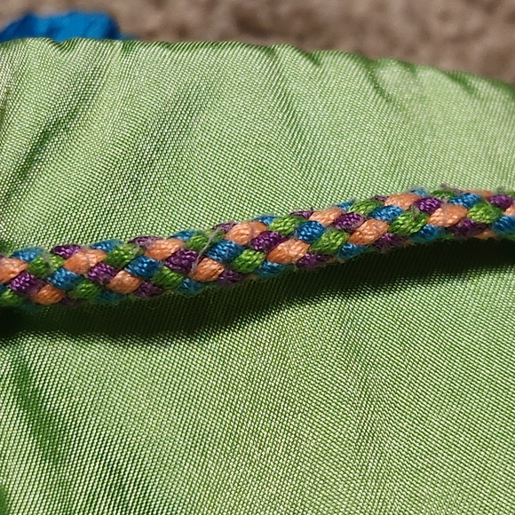 Vintage Skyr Neon Green Athletic Shorts  Size Large  Braided Drawstring *Rare* - Picture 7 of 10